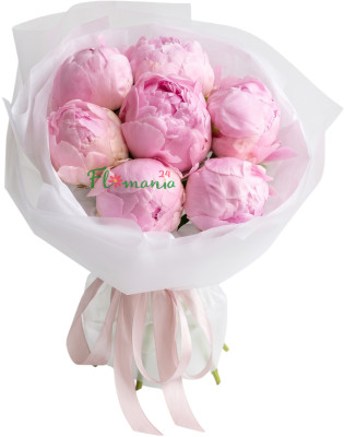 Букет из нежных пионов «Романтика»